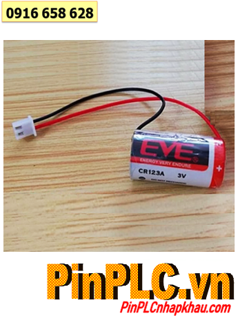 EVE CR123A (Zắc CẮM); Pin nuôi nguồn EVE CR123A / CR17345 Lithium 3v 1500mAh